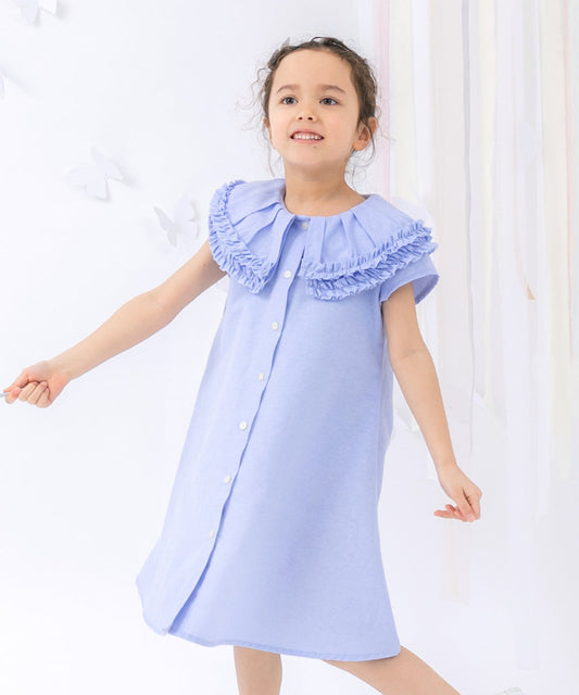 Japanese children's clothing panpantutu shirt vest dress 80-140cm girls summer dresses 