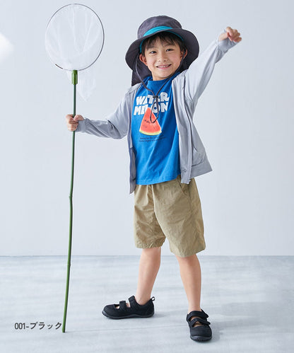 Japanese children's clothing dev!rock waterproof series stand collar thin jacket 100-160cm boys/girls spring and summer outerwear