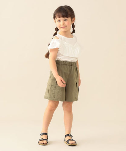 日本童裝 BE#AMS mini 工裝裙褲 90-140cm 女童款 夏季 PANTS