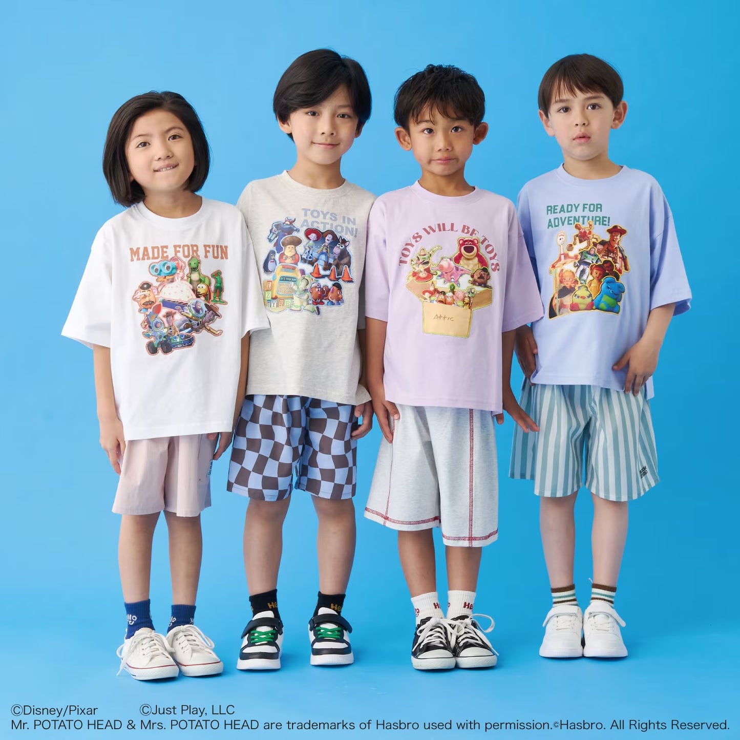 日本童裝 b・R# x Disney ToyStory 接觸冷感 防UV 印花上衣 100-140cm 男童款 夏季 TOPS
