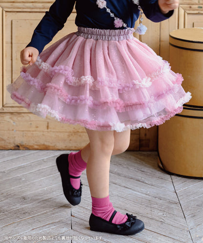 Japanese children's clothing panpantutu perfect pink tutu skirt 70-145cm girls newborn baby summer SKIRTS 