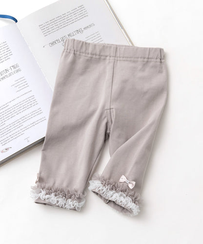 Japanese children's clothing panpantutu leggings 80-130cm girls summer PANTS 