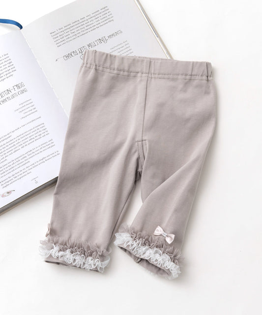 Japanese children's clothing panpantutu leggings 80-130cm girls summer PANTS 