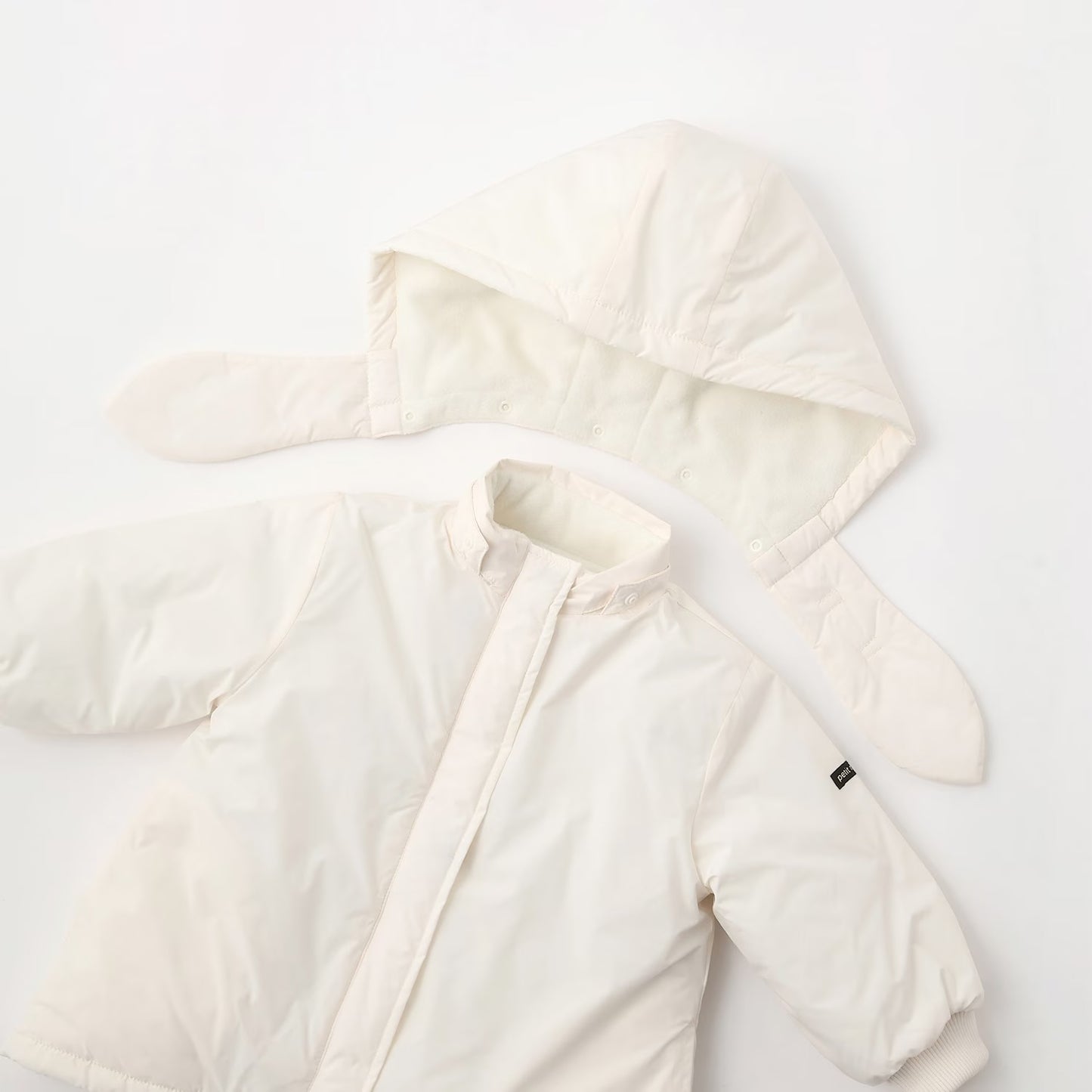 日本童裝 pe#main 夾棉抓毛外套 90-130cm 女童款 冬季 (適合香港平均溫度、寒冷天氣、溫度低天氣）OUTERWEAR