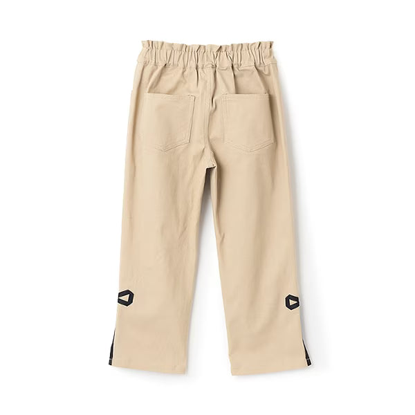 日本童裝 Ly# mine 裝飾絲帶側開衩長褲 100-150cm 女童款 秋季 PANTS