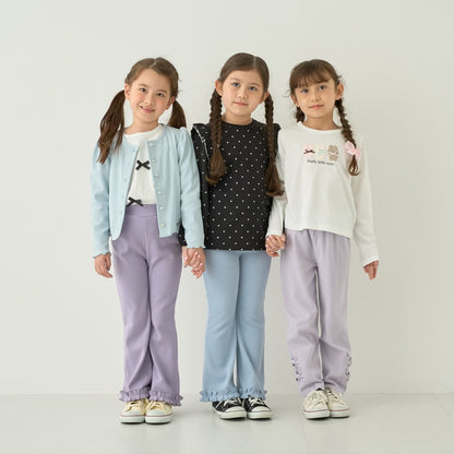 Japanese children's clothing Ly# mine tank top and shorts set 100-150cm girls summer TOPS PANTS 