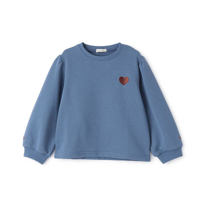 日本童裝 Ly# mine 速乾系列 心心刺繡衛衣 100-150cm 女童款 冬季 TOPS