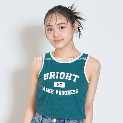 Lovetoxic Cold-Sensitive Short Vest (140-170cm) for Girls (Summer TOPS) 