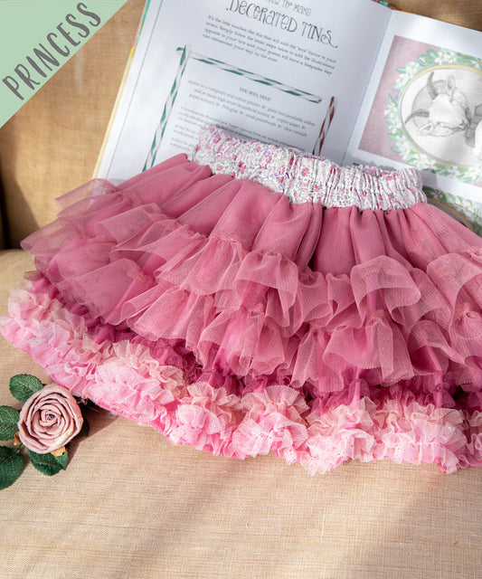 Japanese children's clothing panpantutu antique rose tutu skirt 70-140cm girls' newborn baby summer SKIRTS 