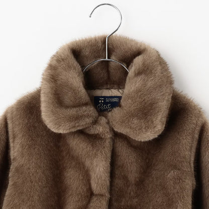 日本童裝 pe#main 人造毛皮外套 80-130cm 女童款 冬季 (適合香港平均溫度、寒冷天氣）OUTERWEAR