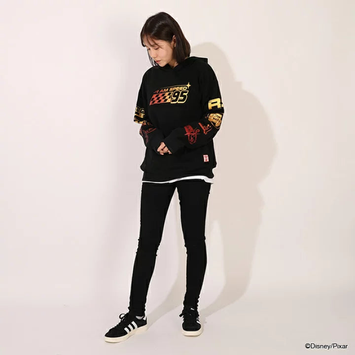 日本童裝 BDL x Disney 親子裝 Cars印花連帽衛衣 S-XL 大人款 冬季 TOPS