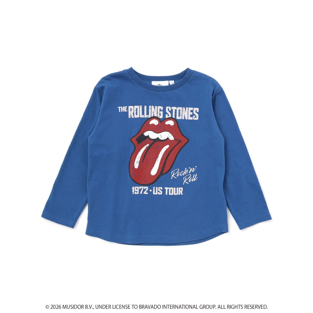 日本童裝 Slap Slip x The Rolling Stones 印花長袖上衣 80-130cm 男童款/女童款 秋季 TOPS 其他品牌童裝