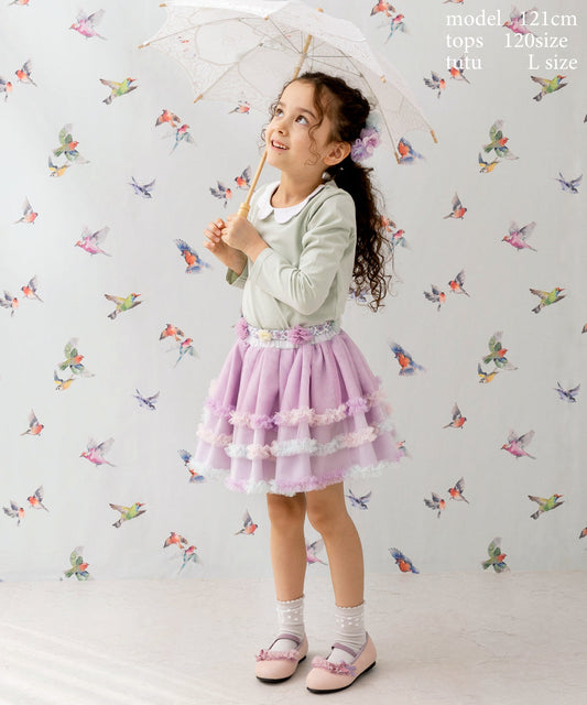 Japanese children's clothing panpantutu marshmallow ballet tutu skirt 70-145cm girls' newborn baby summer SKIRTS 