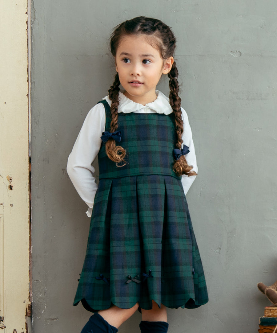 Japanese children's clothing panpantutu bubble collar shirt 90-150cm girls summer TOPS interview / banquet / performance 
