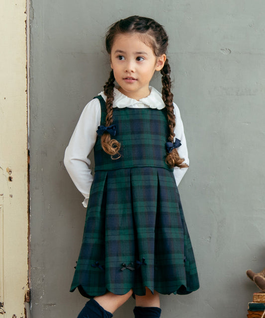 Japanese children's clothing panpantutu bubble collar shirt 90-150cm girls summer TOPS interview / banquet / performance 