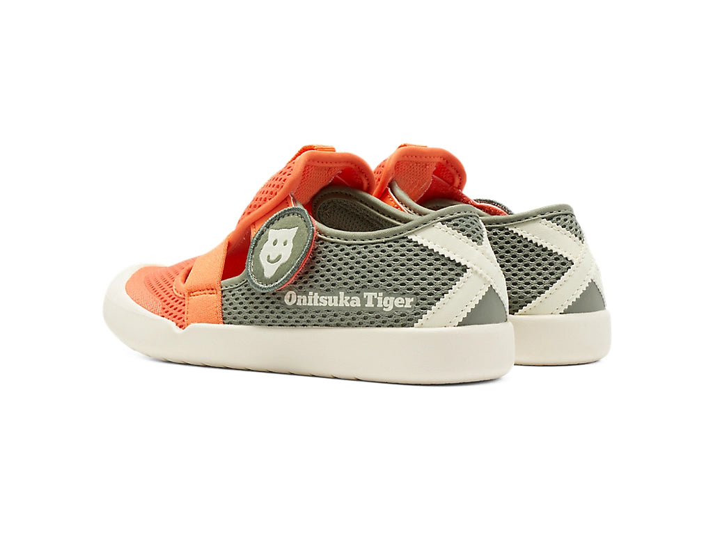 日本直送 日版MEXICO 66 KIDS SANDAL MIKAN ORANGE/LICHEN GREEN 17-22cm 鞋系列