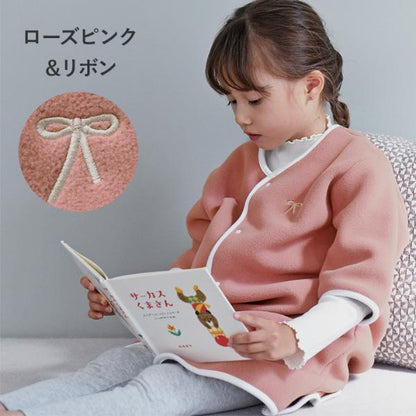 日本直送 日本製 加厚抓毛帶手袖睡袋 80-130cm 男童款/女童款 初生嬰兒 秋冬季 睡袋系列