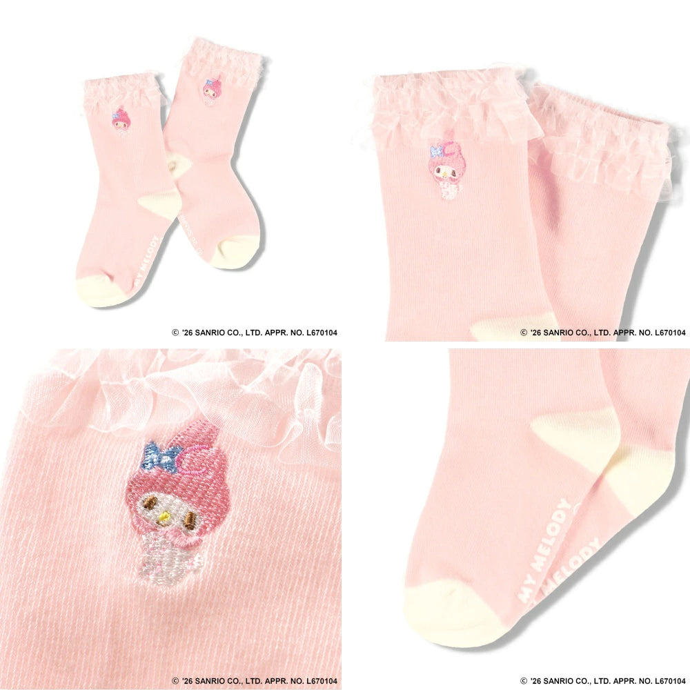 日本直送 Branshes x Sanrio 襪一對 13-21cm 襪系列
