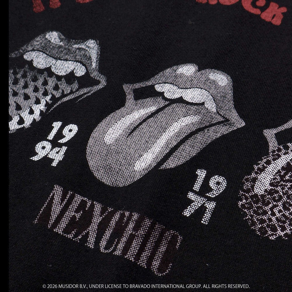 日本童裝 NEXCHIC x The Rolling Stones 植絨印花 110-150cm 男童款/女童款 秋季 TOPS 其他品牌童裝 聖誕紅/新年紅