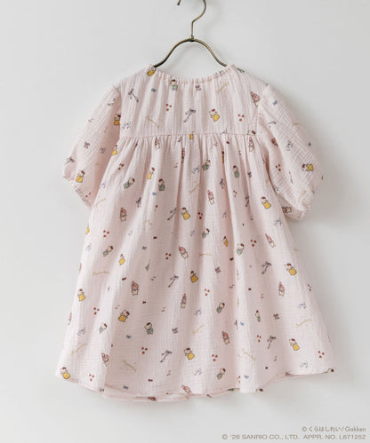 日本童裝 panpantutu x Sanrio x くらはしれい蓬蓬紗布連身裙 90-140cm 女童款 夏季 DRESSES