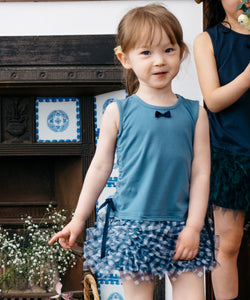 日本童裝 panpantutu 背心拼紗紗tutu連身裙 80-140cm 女童款 夏季 DRESSES