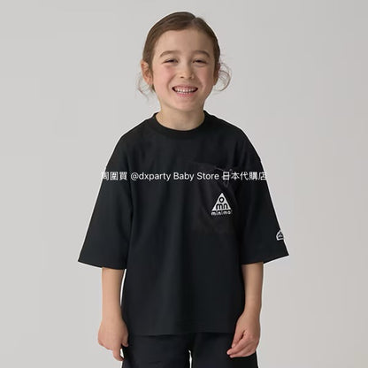 Japanese children's clothing mini#ML water-absorbing quick-drying mountain series pocket sports top 90-140cm boys'/girls' summer TOPS 