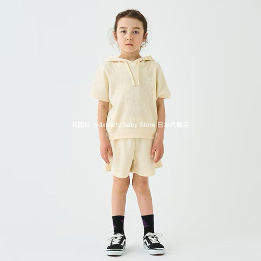 Japanese children's clothing mini#ML waffle shorts 90-140cm boys/girls summer PANTS 