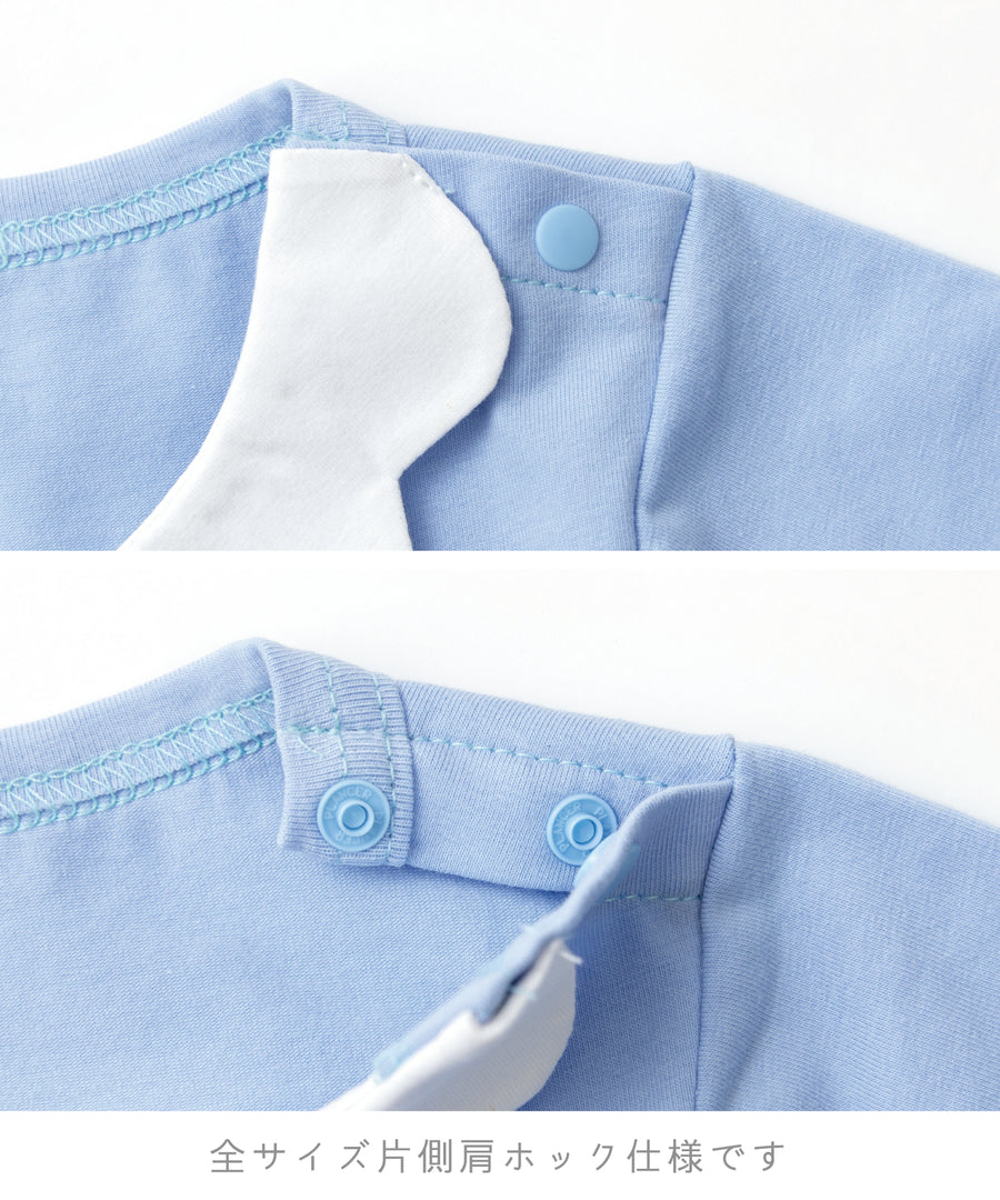 Japanese children's clothing panpantutu lace collar short-sleeved top 90-140cm girls summer TOPS 