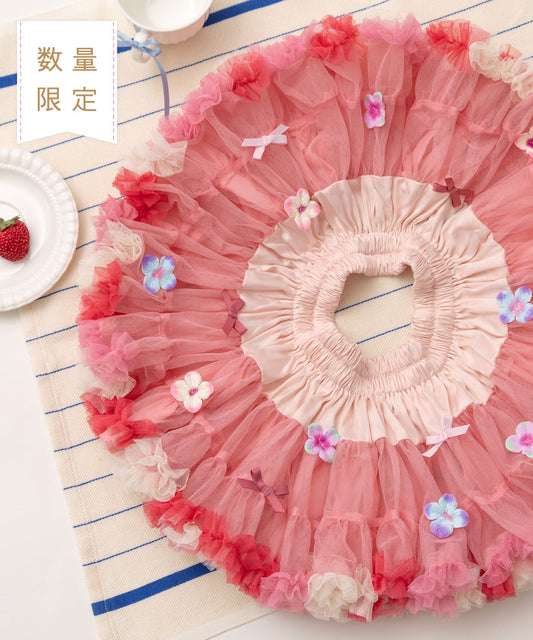 Japanese children's clothing panpantutu strawberry cake tutu skirt 70-135cm girls' newborn baby summer SKIRTS 