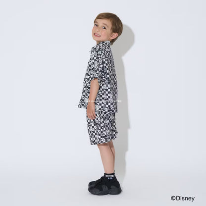 Japanese children's clothing b・R# x Diseny full-print shirt jacket 100-150cm boys'/girls' summer outerwear 