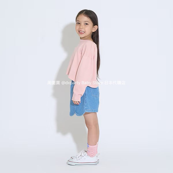 Japanese children's clothing Ly# mine thin top and camisole set 100-150cm girls summer TOPS 