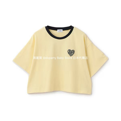 日本童裝 Lovetoxic 心型字母印花上衣 140-170cm 女童款 夏季 TOPS