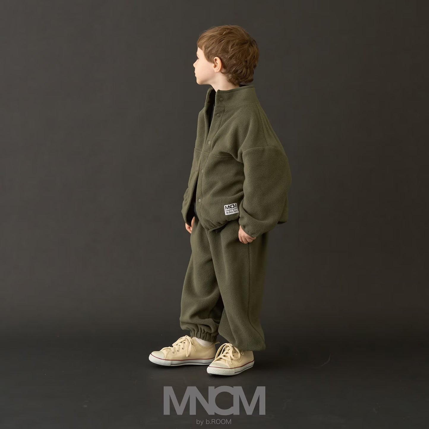 日本童裝 b・R# 抓毛運動兩件套裝 110-150cm 男童款 冬季 OUTERWEAR PANTS