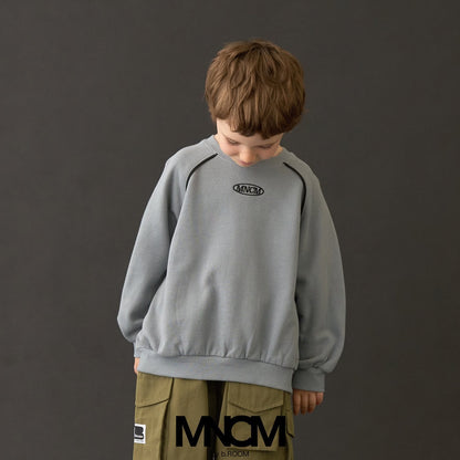 日本童裝 b・R# 抓毛數字印花衛衣 110-150cm 男童款 冬季 TOPS