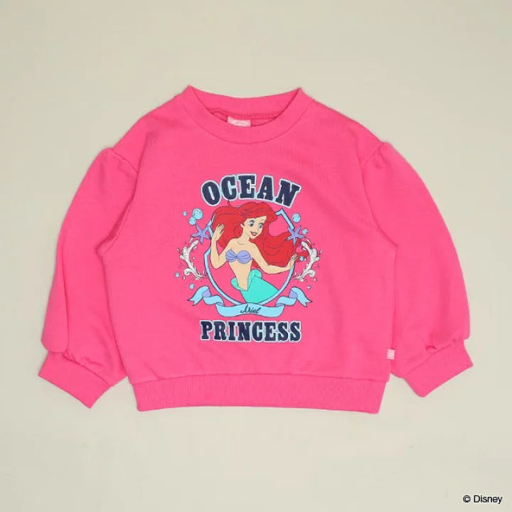 日本童裝 BDL x Disney 公主印花衛衣 100-130cm 女童款 秋季 TOPS