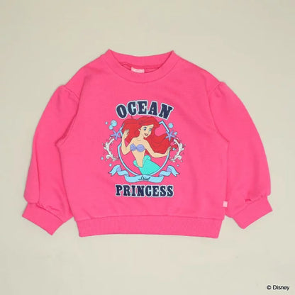 日本童裝 BDL x Disney 公主印花衛衣 100-130cm 女童款 秋季 TOPS