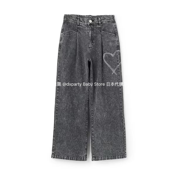 Lovetoxic Japanese children's clothing dark pattern jeans 140-170cm girls summer PANTS 