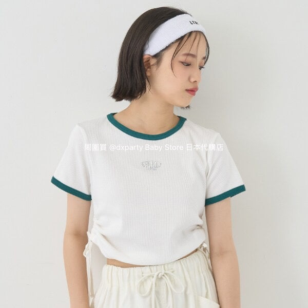 Lovetoxic Japanese children's clothing drawstring top 130-160cm girls summer TOPS 