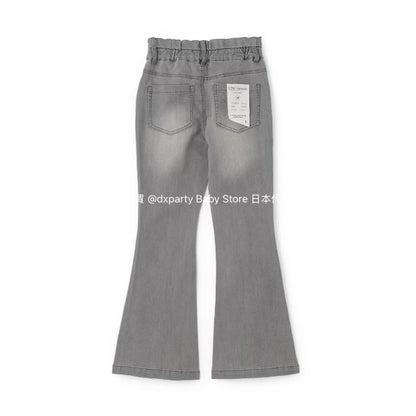 Lovetoxic Japanese children's clothing contact cold flared jeans 140-170cm girls summer PANTS 