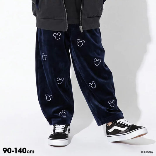 日本童裝 BDL x Disney 絲絨長褲 90-140cm 男童款 秋季 PANTS