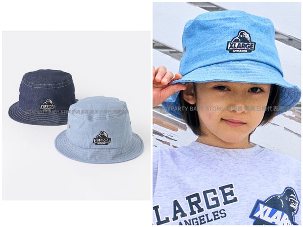 日本直送 XLARGE KIDS 漁夫帽 48-56cm 帽系列