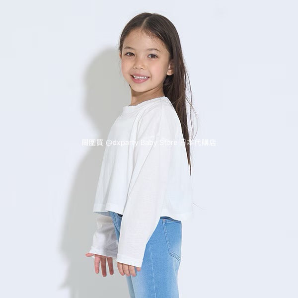 Japanese children's clothing Ly# mine thin top and camisole set 100-150cm girls summer TOPS 