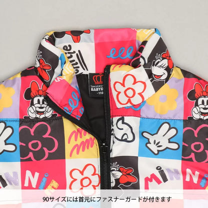 日本童裝 BDL x Disney 彩格夾棉背心外套 90-140cm 男童款/女童款 夏季 OUTERWEAR