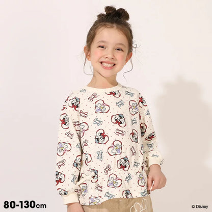 日本童裝 BDL x Disney 裙邊印花上衣 80-130cm 女童款 秋季 TOPS