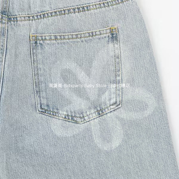Lovetoxic Japanese children's clothing dark pattern jeans 140-170cm girls summer PANTS 