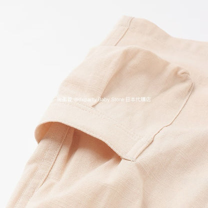 Japanese children's clothing pe#main work shorts 80-130cm boys' summer PANTS 