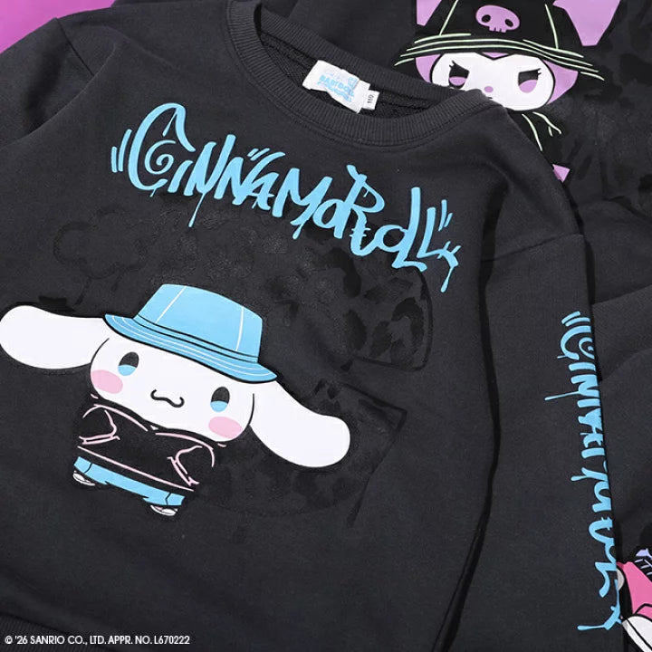 日本童裝 BDL x Sanrio 親子裝 印花衛衣 90-140cm 女童款 冬季 TOPS