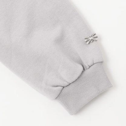 日本童裝 Ly# mine 側邊褶皺印花衛衣 100-150cm 女童款 冬季 TOPS