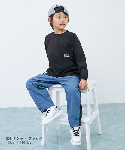 日本童裝 dev!rock 速乾系列 易洗耐洗 【5大功能】口袋短袖上衣 100-160cm 女童款 夏季 TOPS