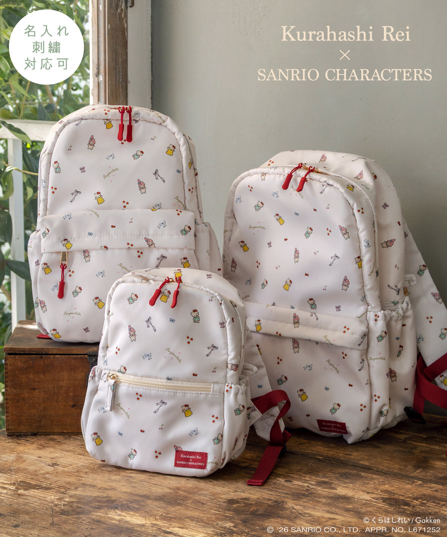 日本直送 panpantutu x Sanrio x くらはしれい 防水系列 可繡名 背囊 S-L 包系列 其他品牌